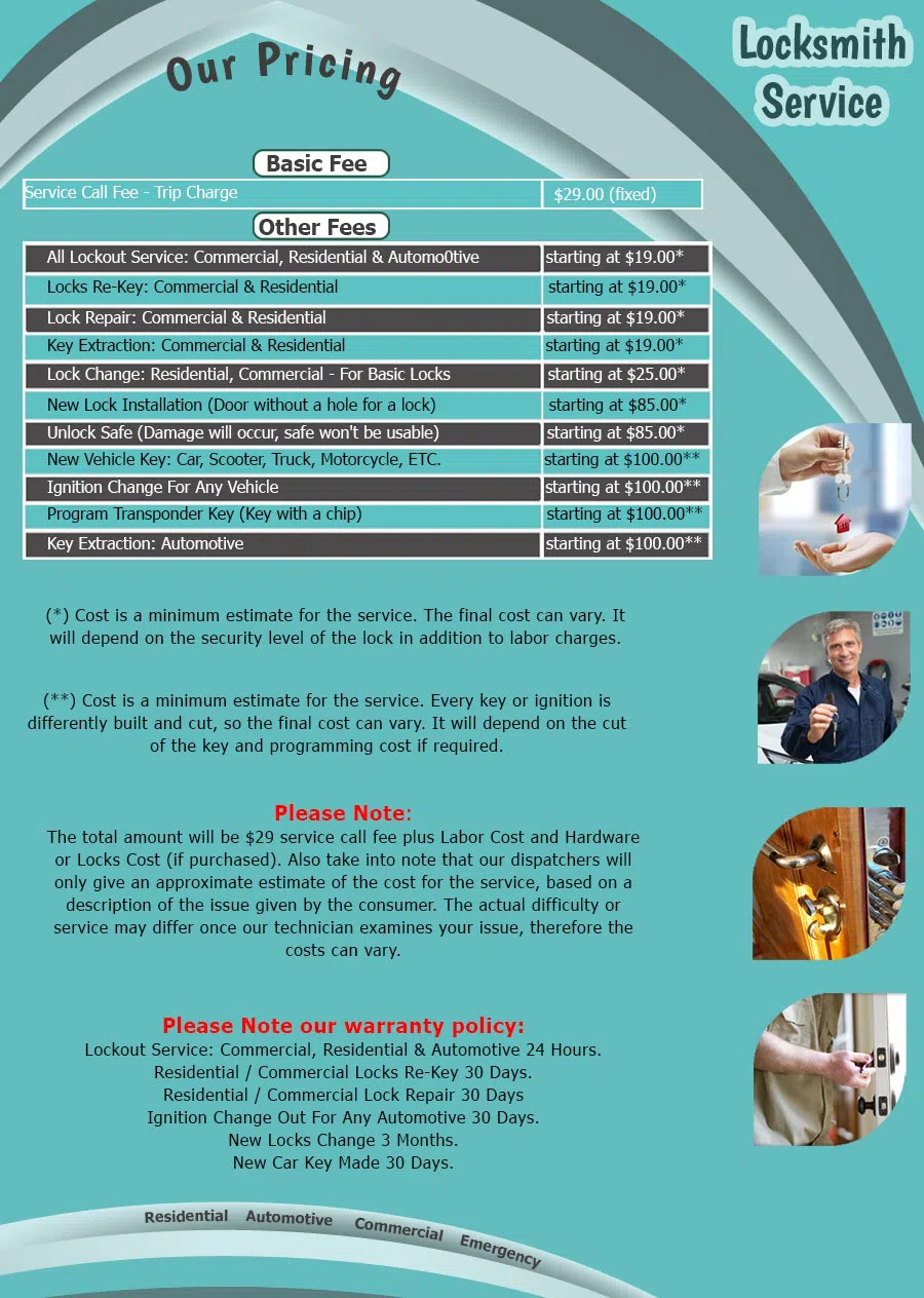 Father Son Locksmith Shop Carol Stream, IL 630-318-6974